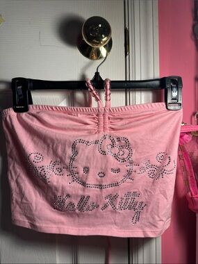 Hello Kitty Pink Graphic Tank Top
